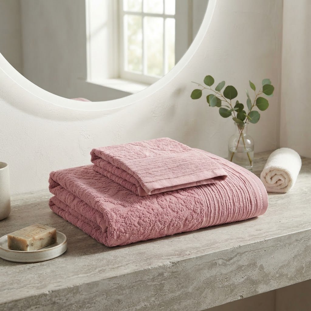 Set Asciugamani 1+1 Papalina Madrasa in Spugna 100% Cotone - The King Luxury