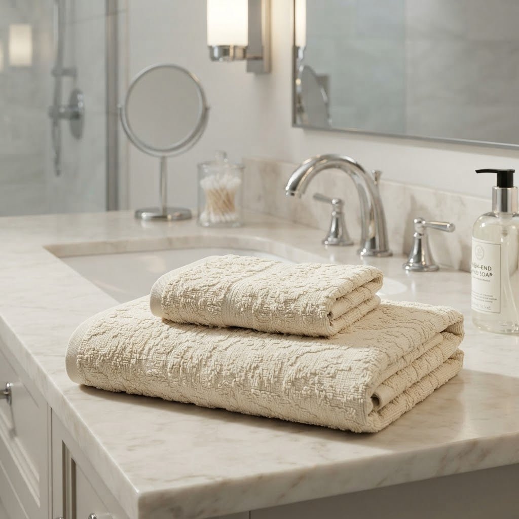 Set Asciugamani 1+1 Papalina Mamounia in Spugna 100% Cotone - The King Luxury