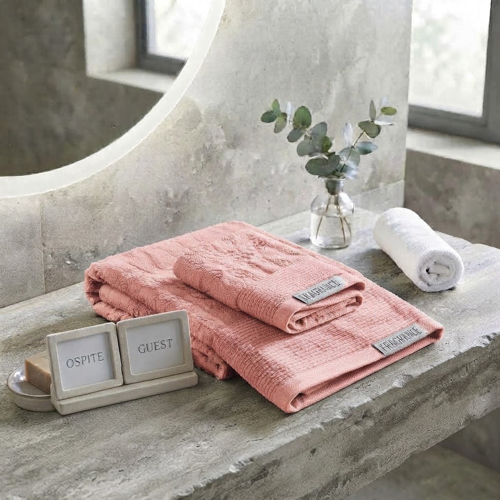 Set Asciugamani 1+1 Papalina Saadian in Spugna 100% Cotone - The King Luxury