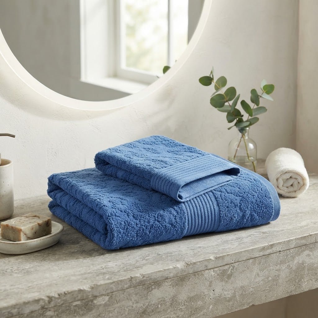 Set Asciugamani 1+1 Papalina Saadian in Spugna 100% Cotone - The King Luxury