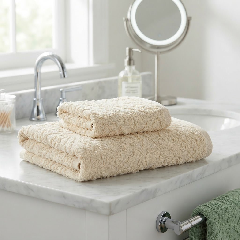 Set Asciugamani 1+1 Papalina Soukkar in Spugna 100% Cotone - The King Luxury