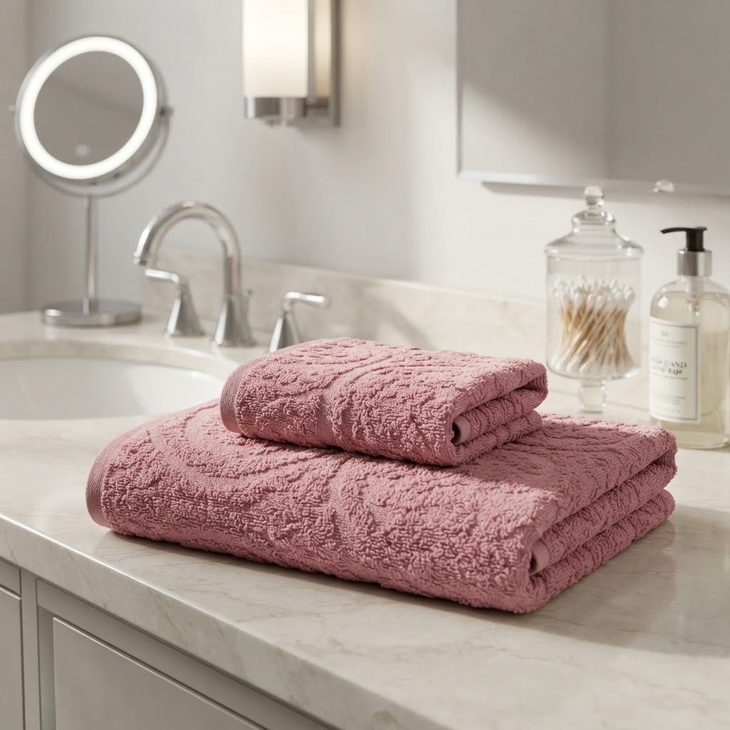 Set Asciugamani 1+1 Papalina Soukkar in Spugna 100% Cotone - The King Luxury