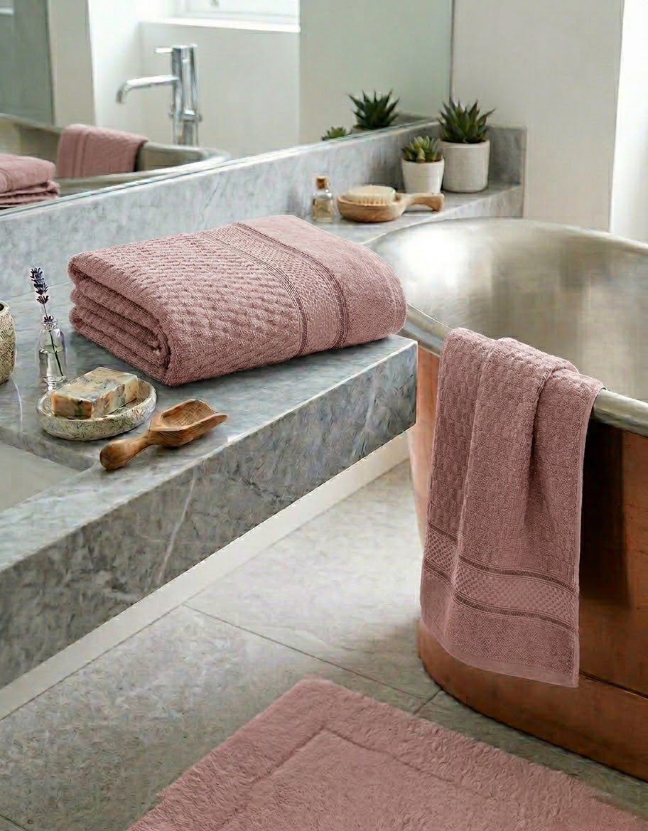 Set Asciugamani 1+1 Preziosa SENSIFIL Spugna di Cotone - The King Luxury