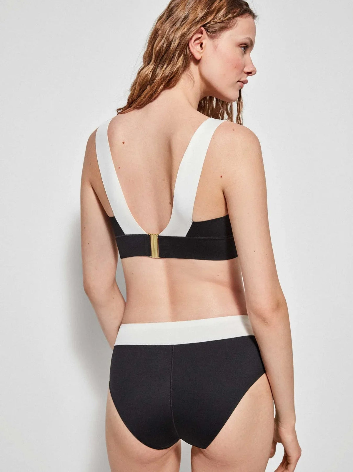 Slip con top bikini Gisela Negro - The King Luxury