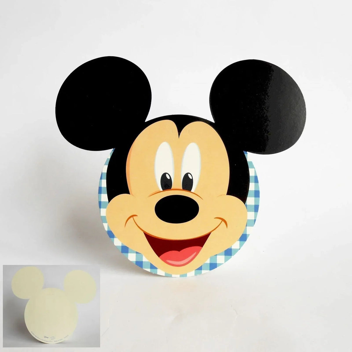 Tag Nascita Bimbo Biglietto invito Disney Topolino Mickey Blu - The King Luxury