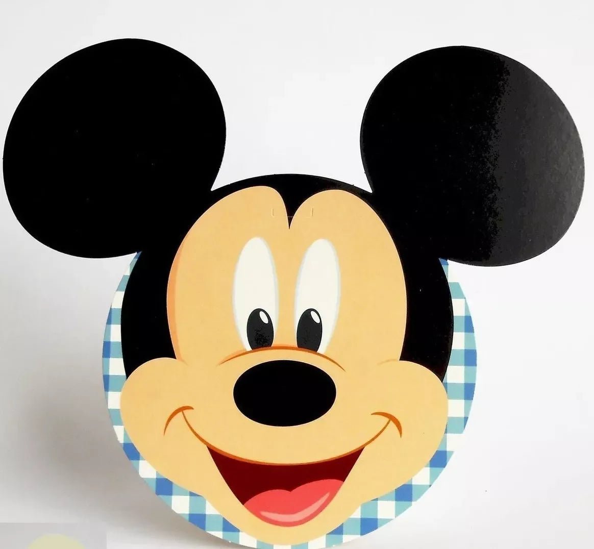 Tag Nascita Bimbo Biglietto invito Disney Topolino Mickey Blu - The King Luxury