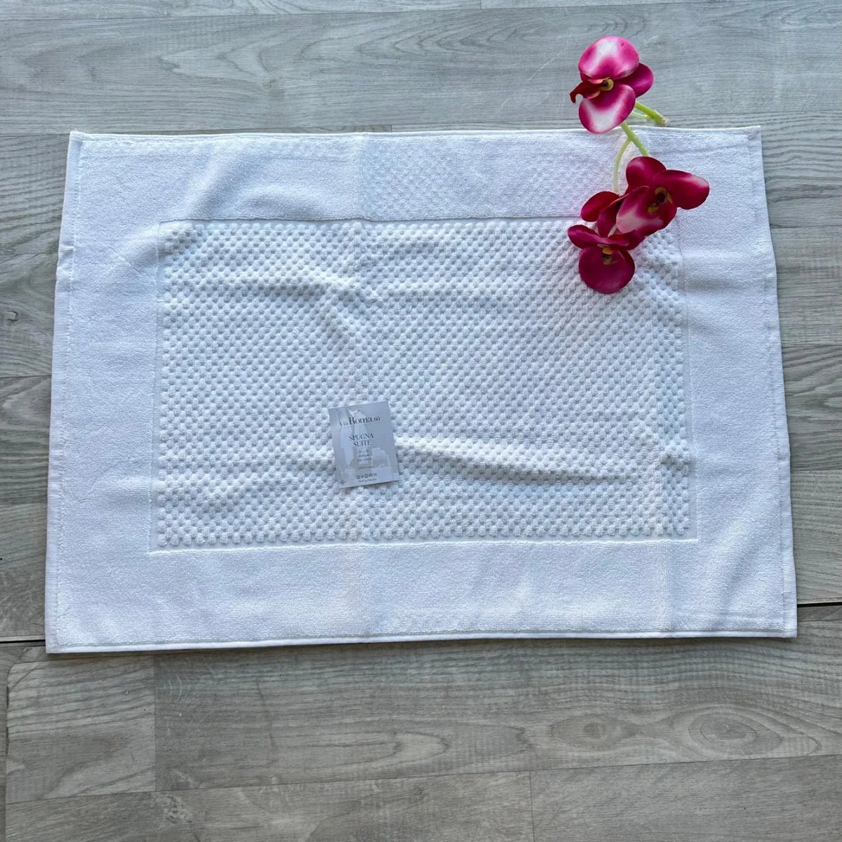 Tappeto Bagno Check Via Roma 60 – Spugna di Cotone Extra Soffice 50x70 cm - The King Luxury