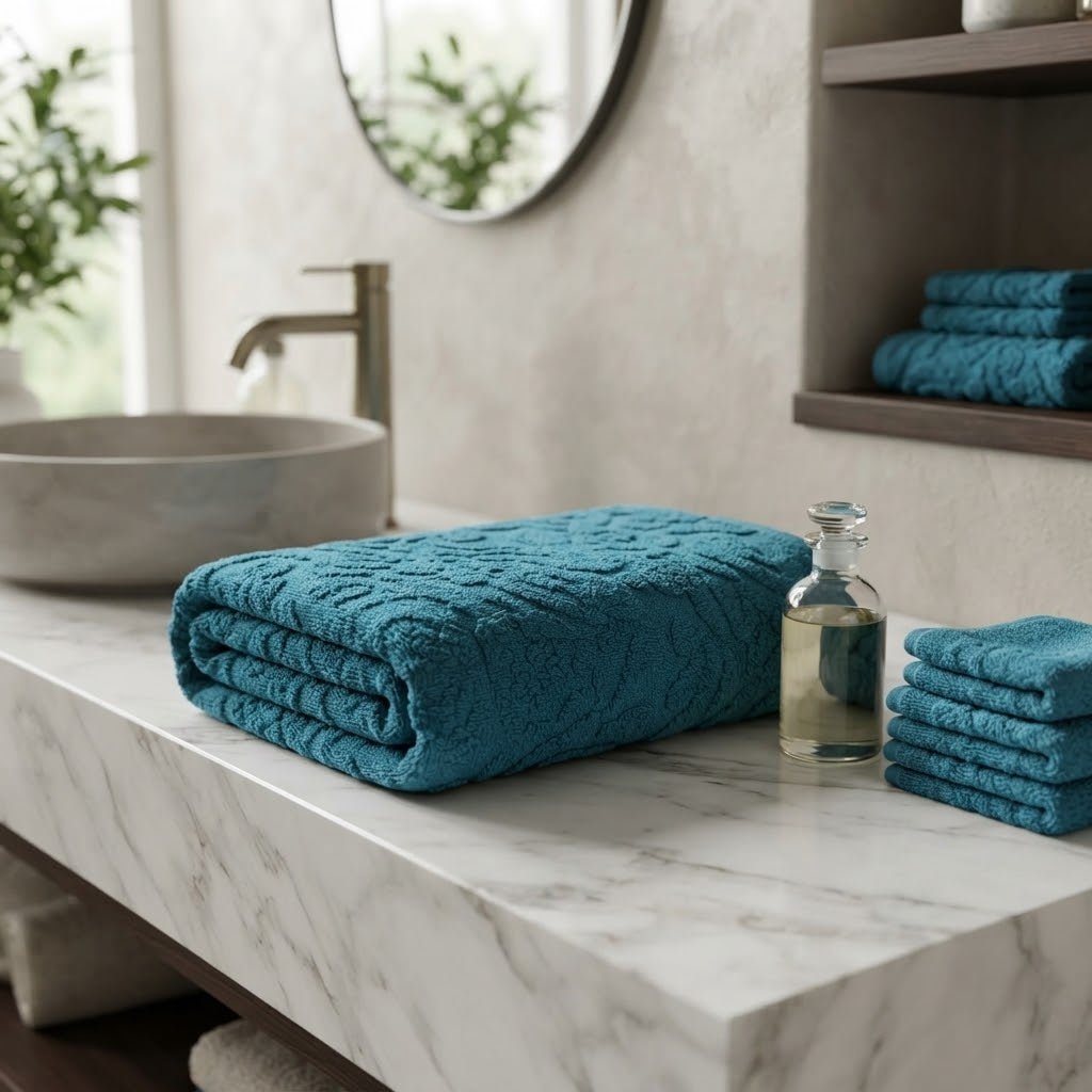 Telo Bagno Papalina Boboli in Spugna 100% Cotone Jacquard - The King Luxury