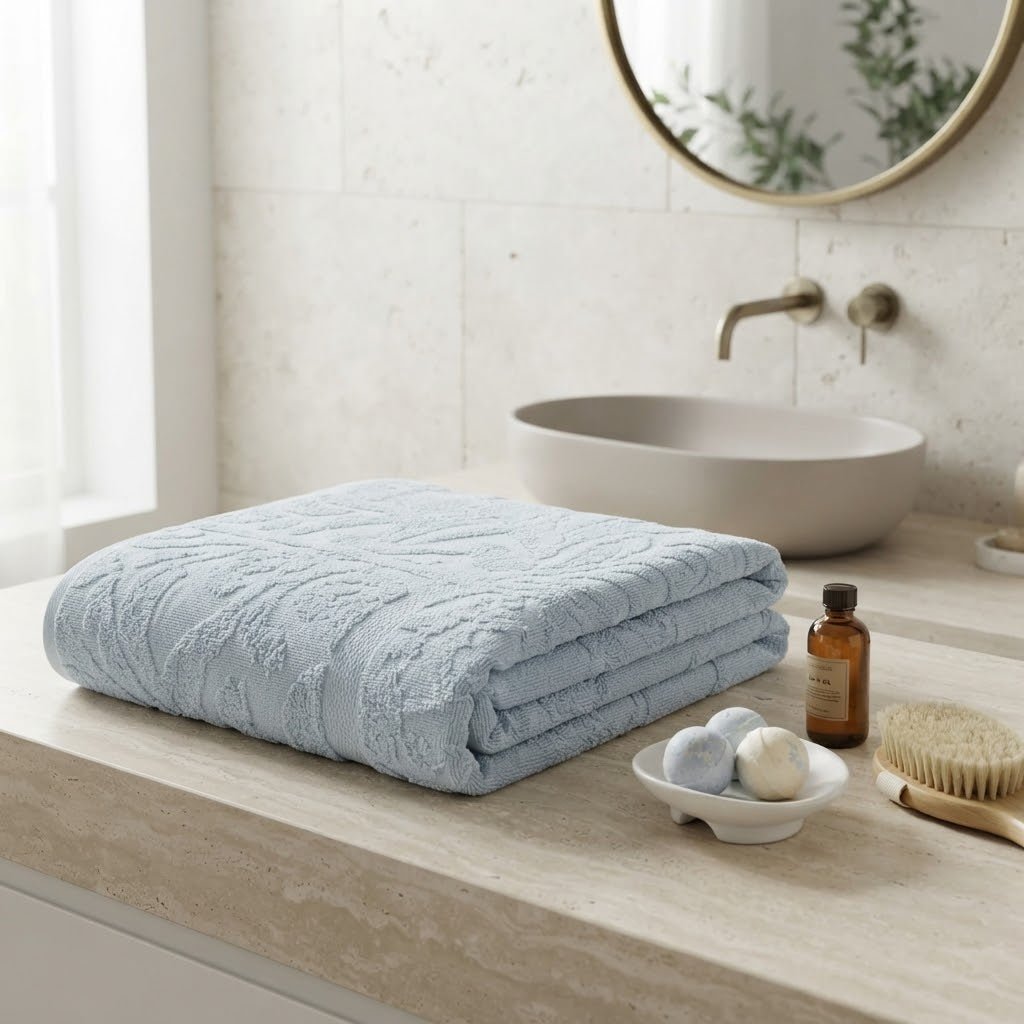 Telo Bagno Papalina Boboli in Spugna 100% Cotone Jacquard - The King Luxury