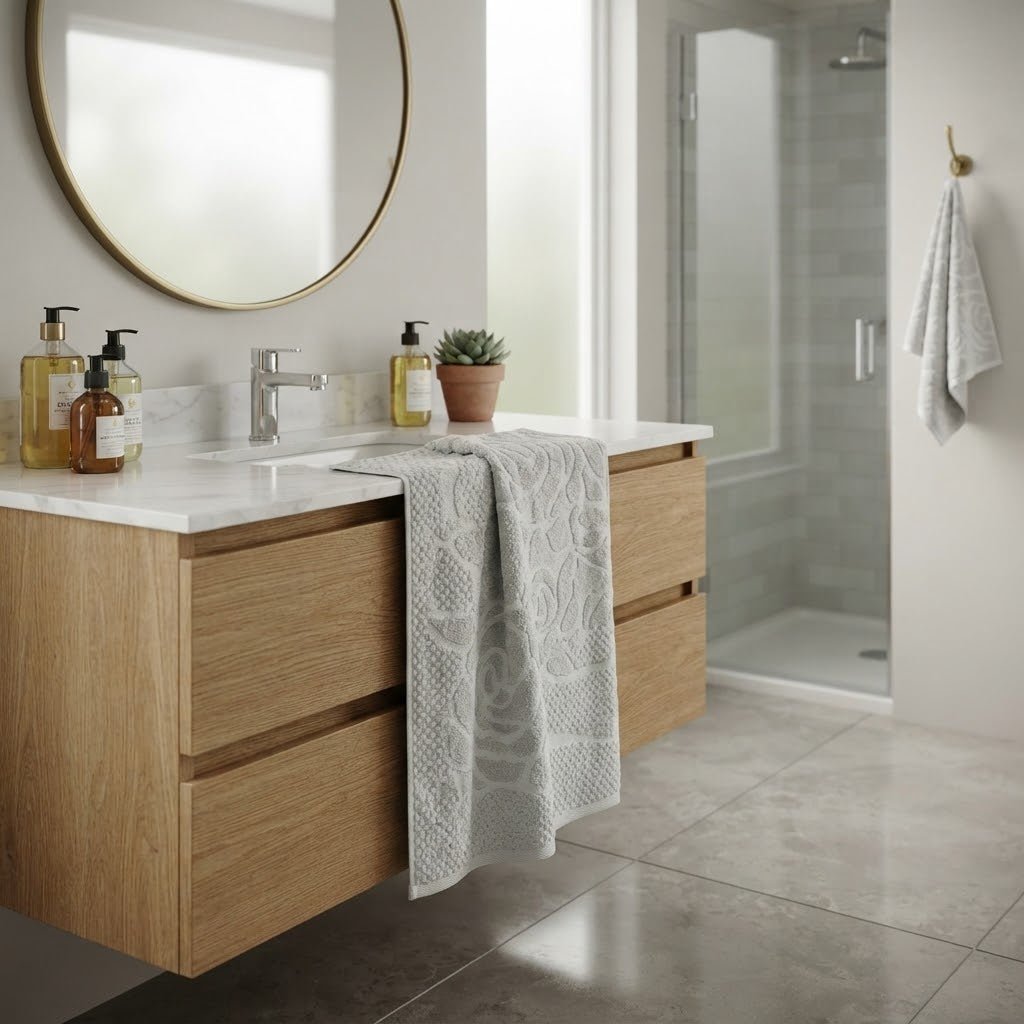 Telo Bagno Papalina Doria in Spugna 100% Cotone Jacquard - The King Luxury