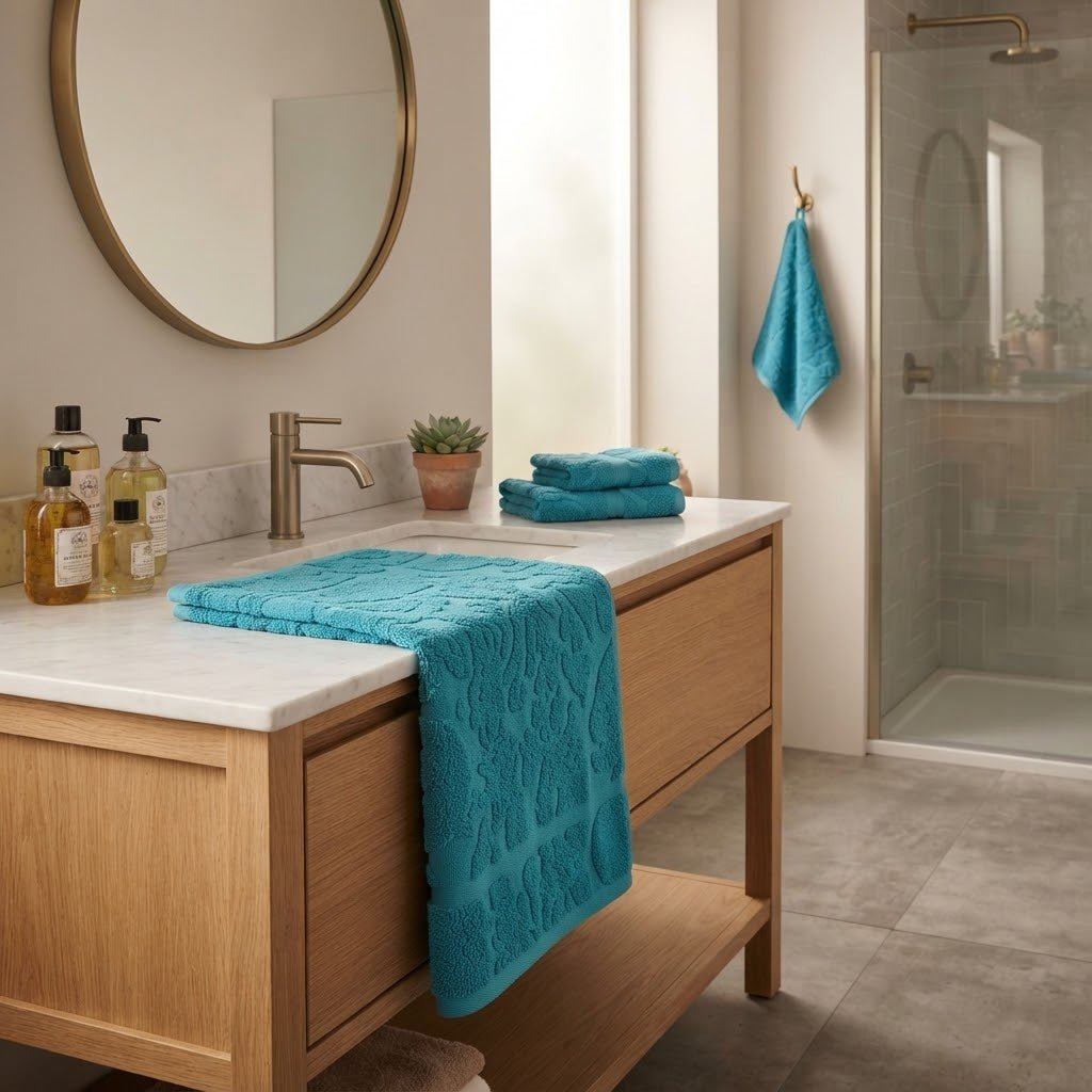 Telo Bagno Papalina Heller in Spugna 100% Cotone Jacquard - The King Luxury