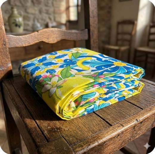 Tovaglia da Tavola Mae' Via Roma 60 Freshness X12 Microresinato - The King Luxury