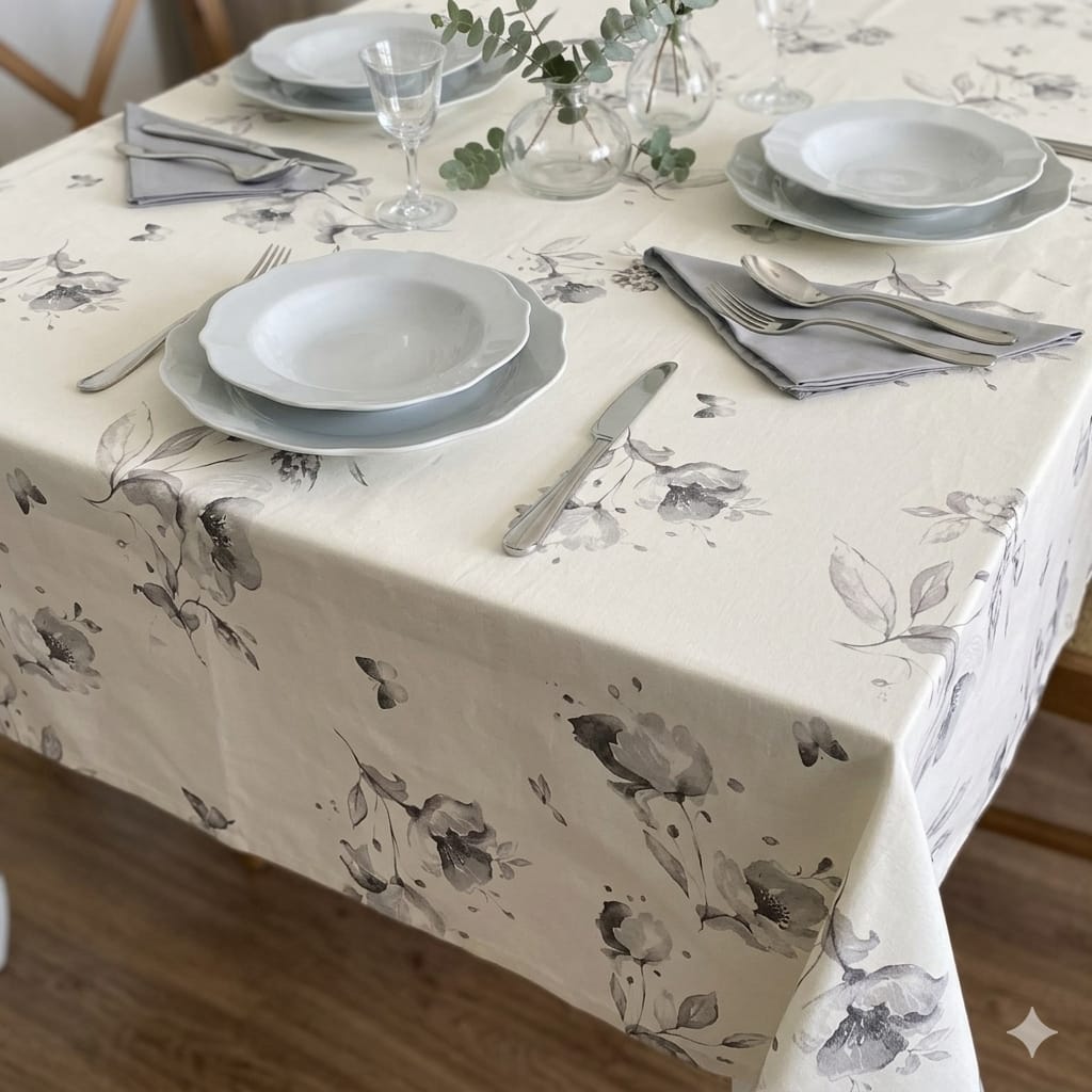 Tovaglia da Tavola Maestri Cotonieri Botanique X6 Cotone - The King Luxury