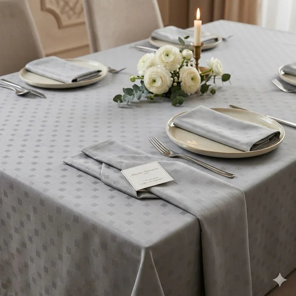 Tovaglia da Tavola Maestri Cotonieri Damina X12 Cotone - The King Luxury