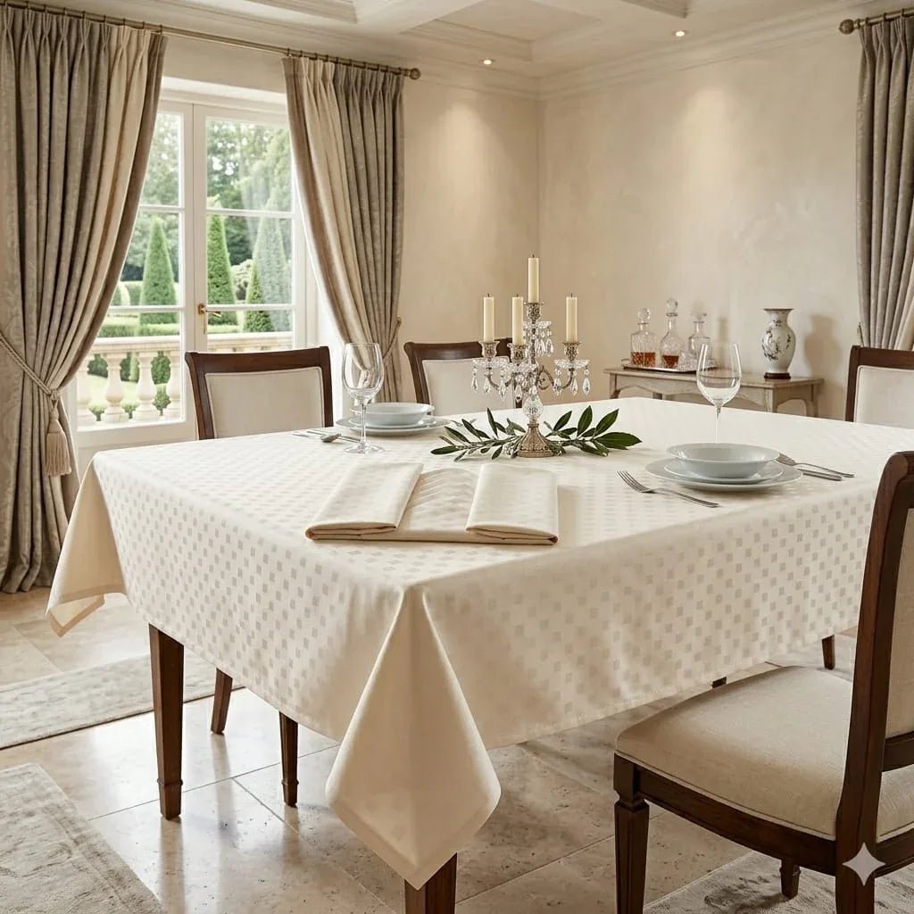 Tovaglia da Tavola Maestri Cotonieri Damina X18 Cotone - The King Luxury