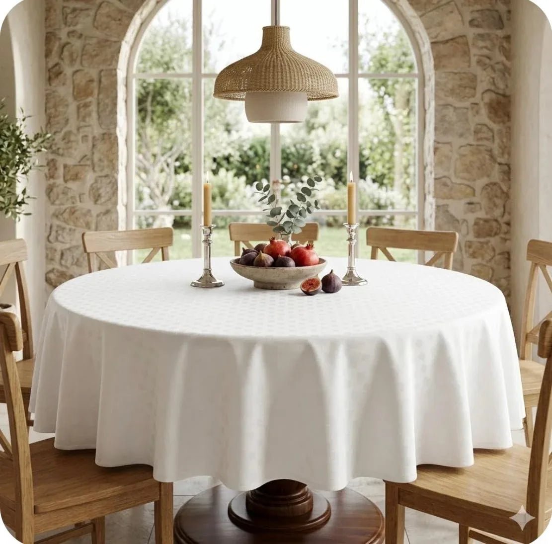 Tovaglia da Tavola Maestri Cotonieri Damina X8 Cotone - The King Luxury