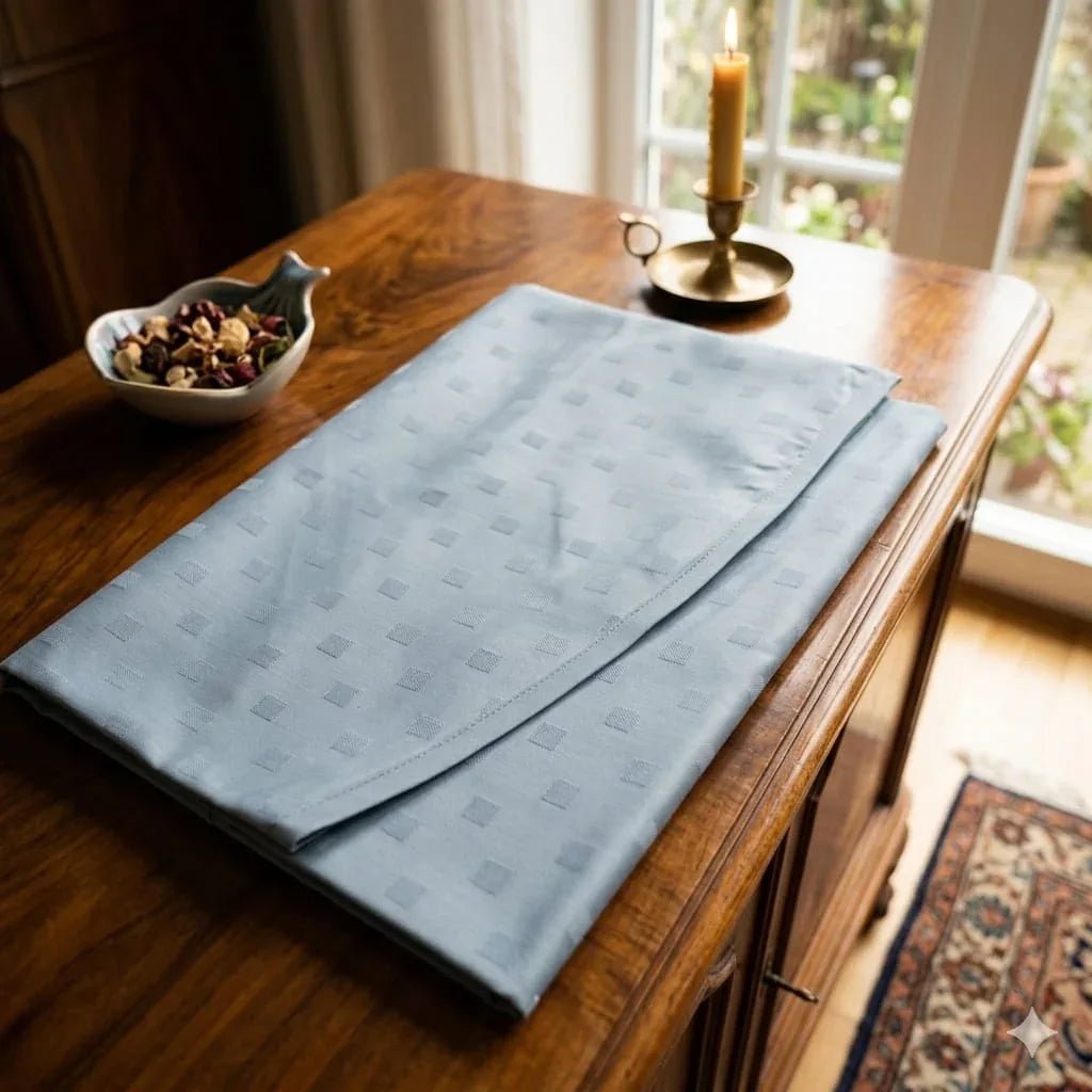 Tovaglia da Tavola Rotonda X8 Maestri Cotonieri Damina in Cotone Ø 180 cm - The King Luxury