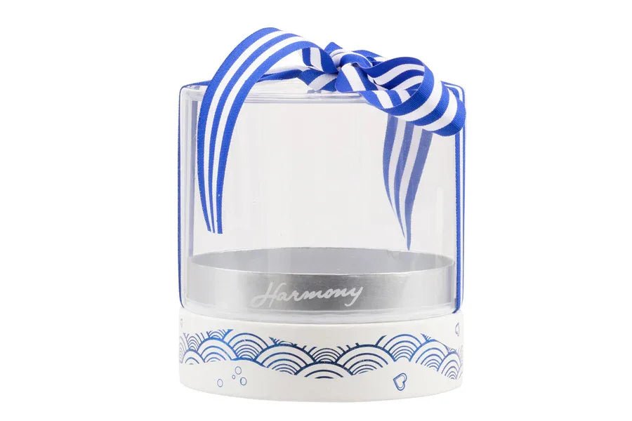 2 Pezzi Matrimonio Harmony Profumatore anemone ovale blue in Porcellana - The King Luxury