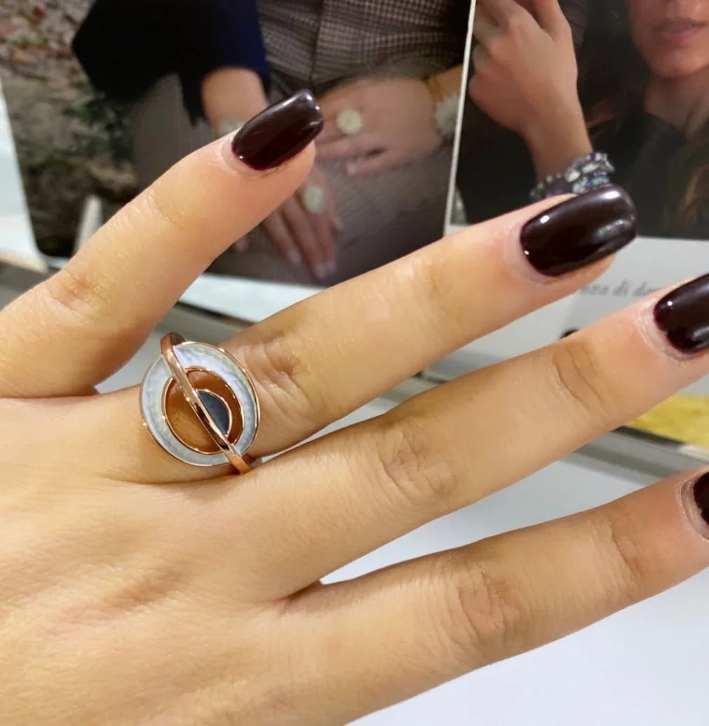 Anello Orbital Luce Alexarte Artigianale con Cristalli - The King Luxury