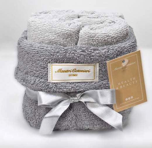 Cestino Lavette Maestri Cotonieri 30x30 con Cestino Elegante - The King Luxury