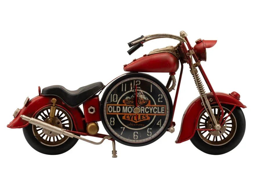 Moto Harmony Sveglietta moto metallo rossa Porcellana - The King Luxury