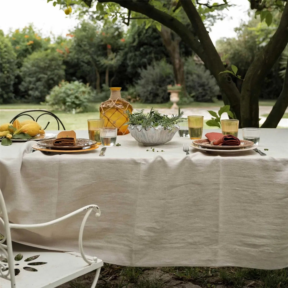 Tovaglia da Tavola Reevèr Dolce Vita X12 Lino - The King Luxury