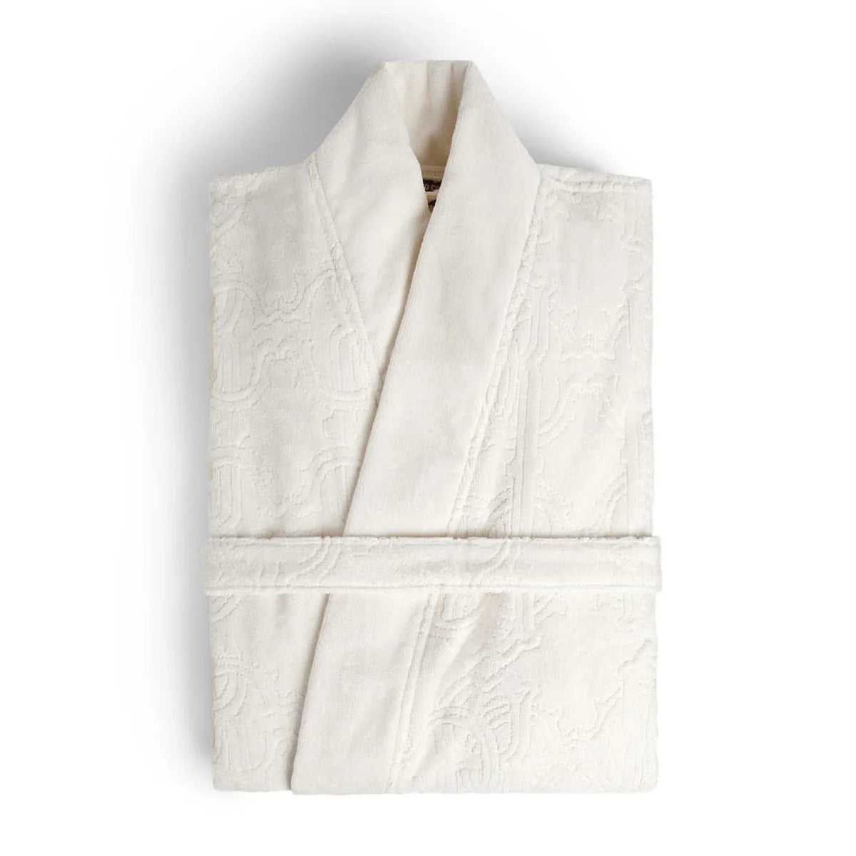 Accappatoio Logo S/M Roberto Cavalli Bianco Cotone - The King Luxury