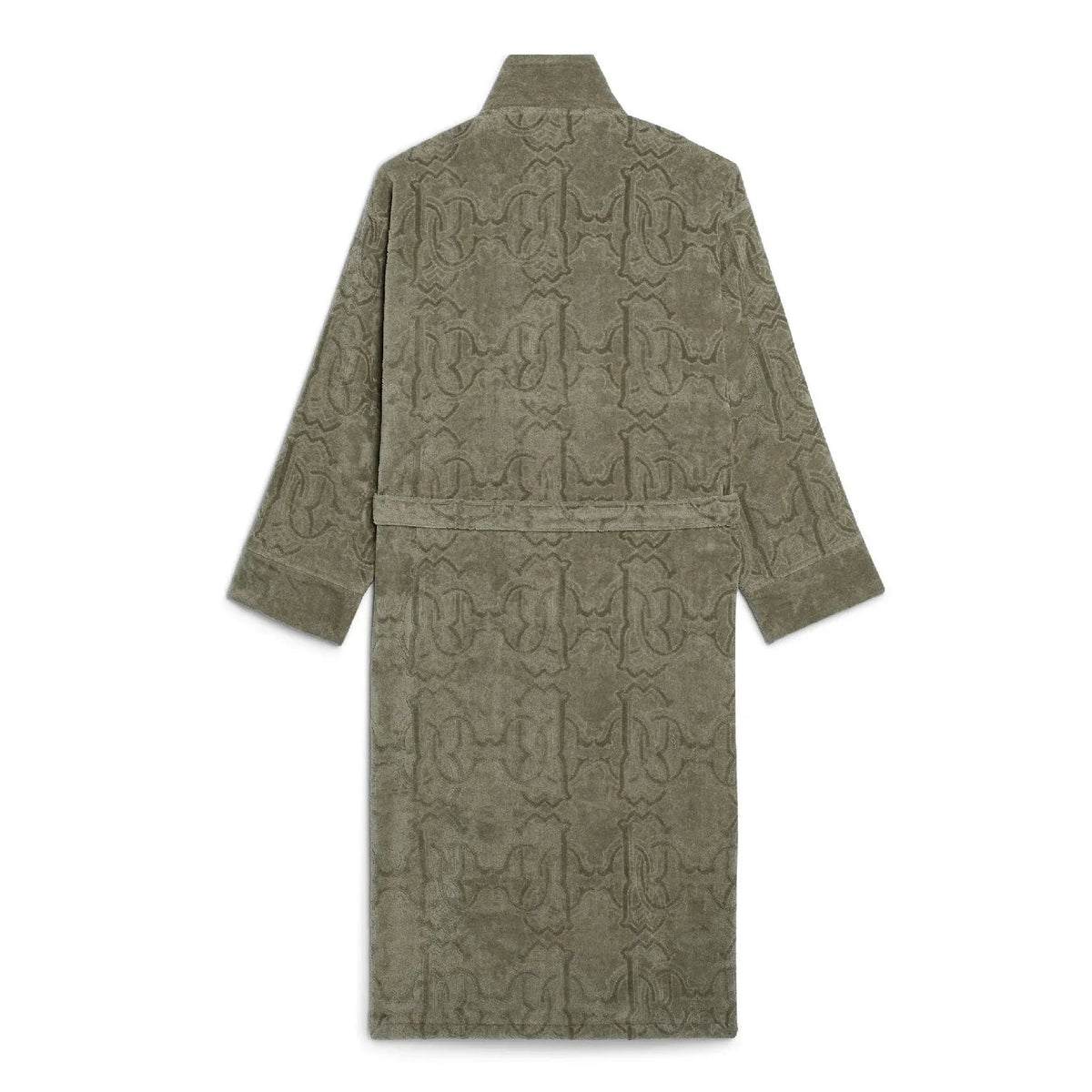 Accappatoio Logo XXL Roberto Cavalli Grigio Cotone - The King Luxury