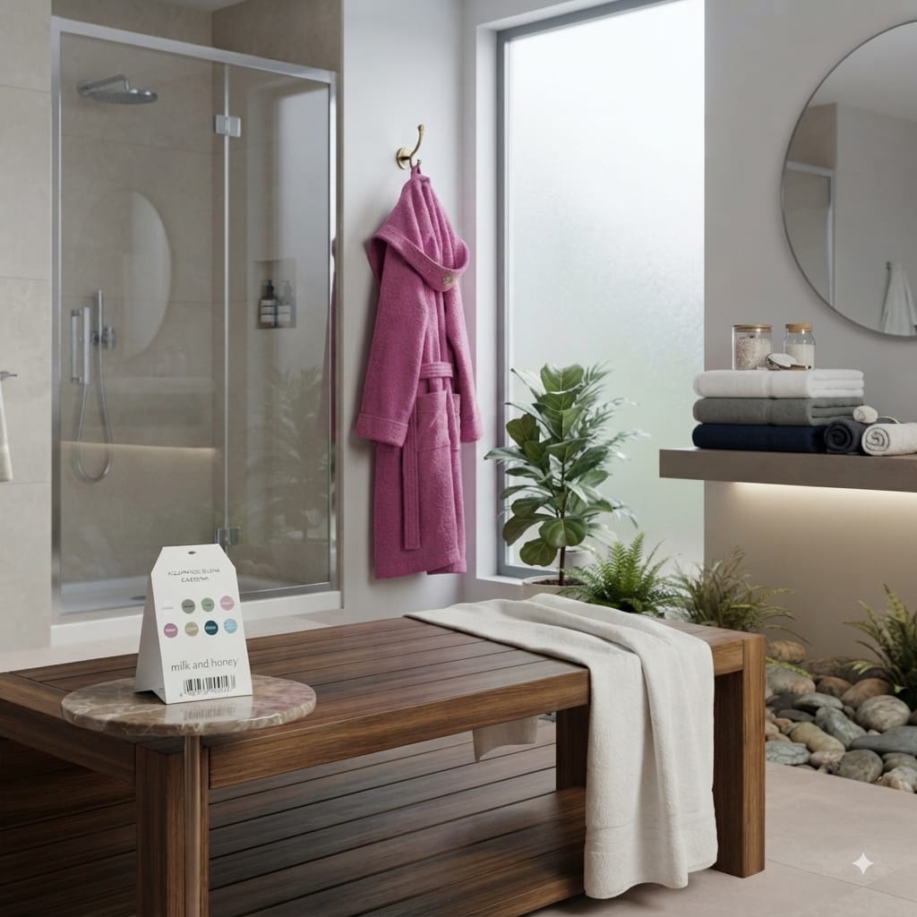 Accappatoio Milk And Honey Caledonia L Spugna di Cotone - The King Luxury