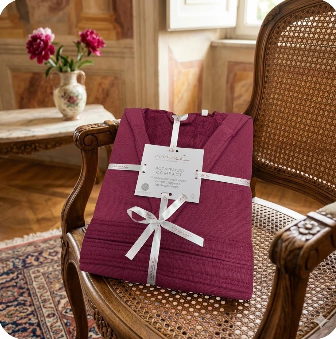 Accappatoio Via Roma 60 Compact M Spugna di Cotone - The King Luxury