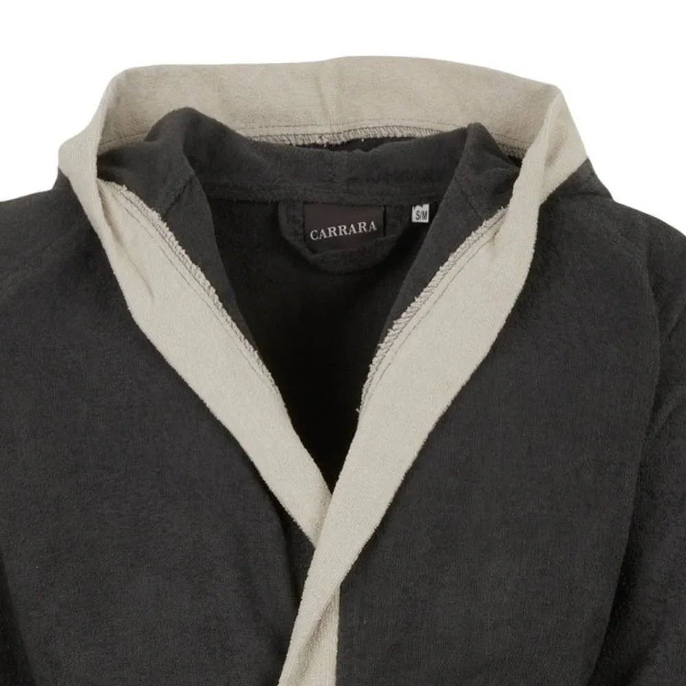 Accappatoio Voyage L/XL Carrara Microspugna Cotone - The King Luxury