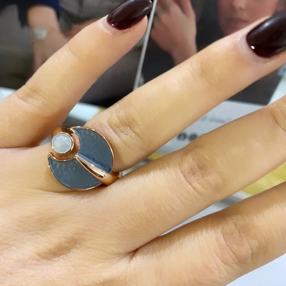 Anello Orbital Regina Alexarte Elegante Artigianale - The King Luxury