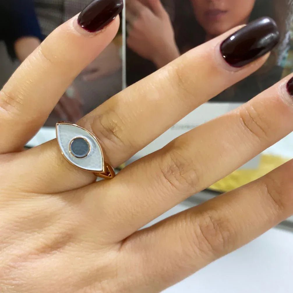 Anello Orbital Sguardo Alexarte Artigianale Elegante - The King Luxury