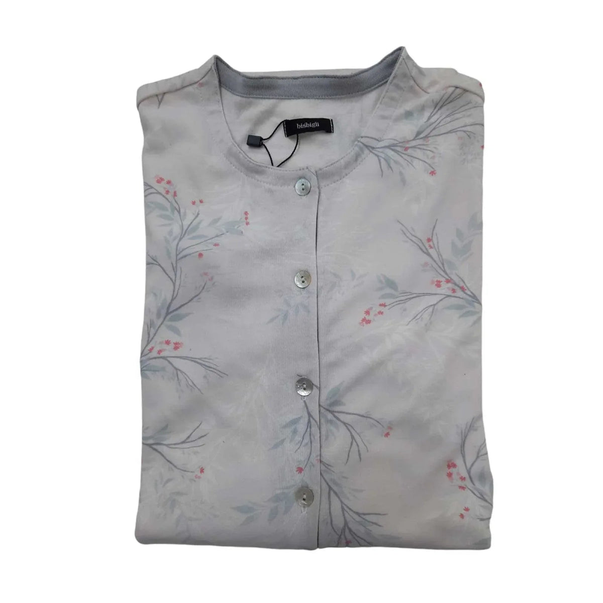 Camicia Notte Bisbigli Steli e Stili – Cotone Smerlato - The King Luxury