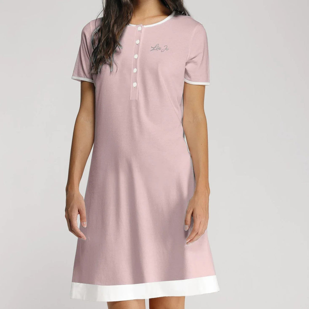 Camicia Notte Liu Jo – Aperta Davanti Cotone Modal - The King Luxury
