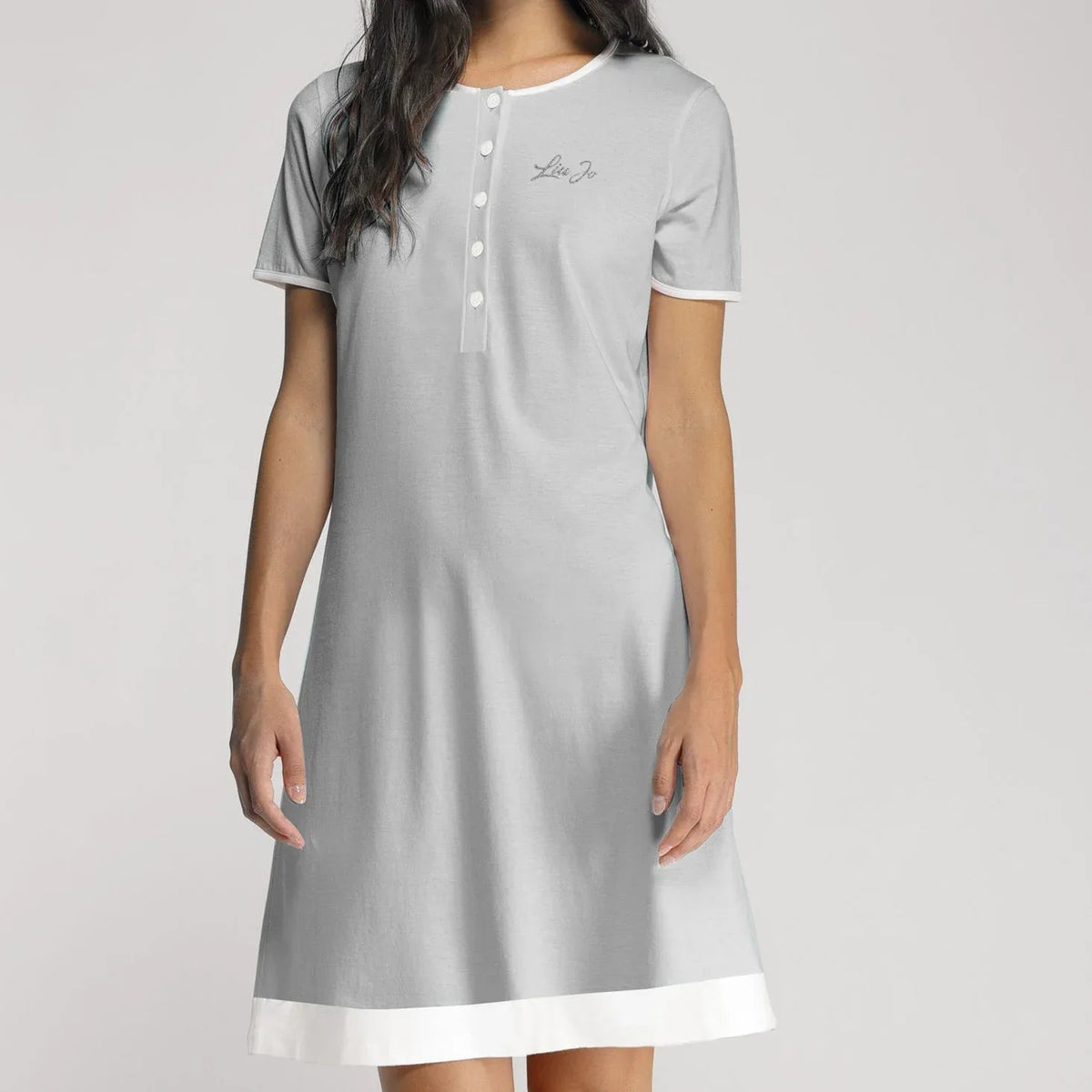 Camicia Notte Liu Jo – Aperta Davanti Cotone Modal - The King Luxury