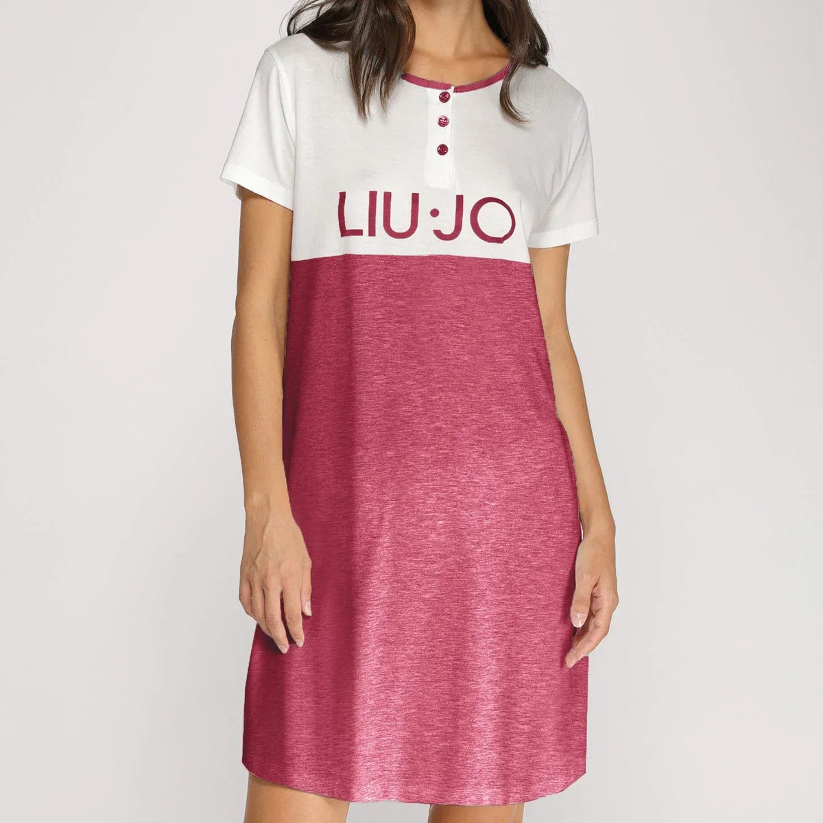 Camicia Notte Liu Jo – Serafino Manica Corta Cotone Modal - The King Luxury