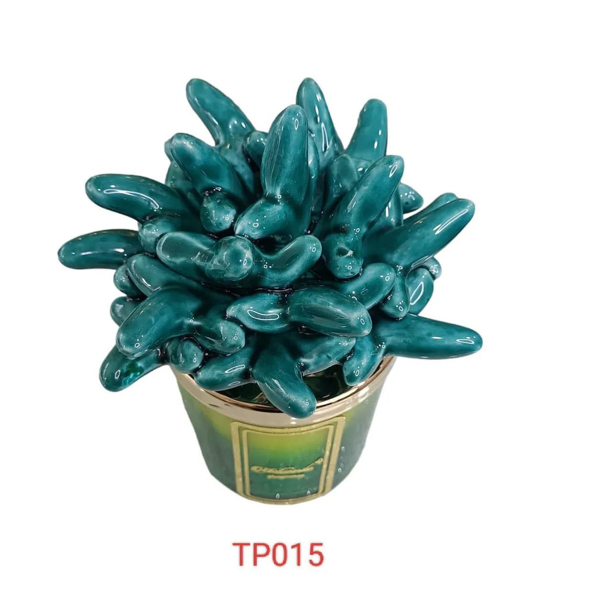 Candela Media Ceramica Melaverde Tropicana Bomboniera - The King Luxury