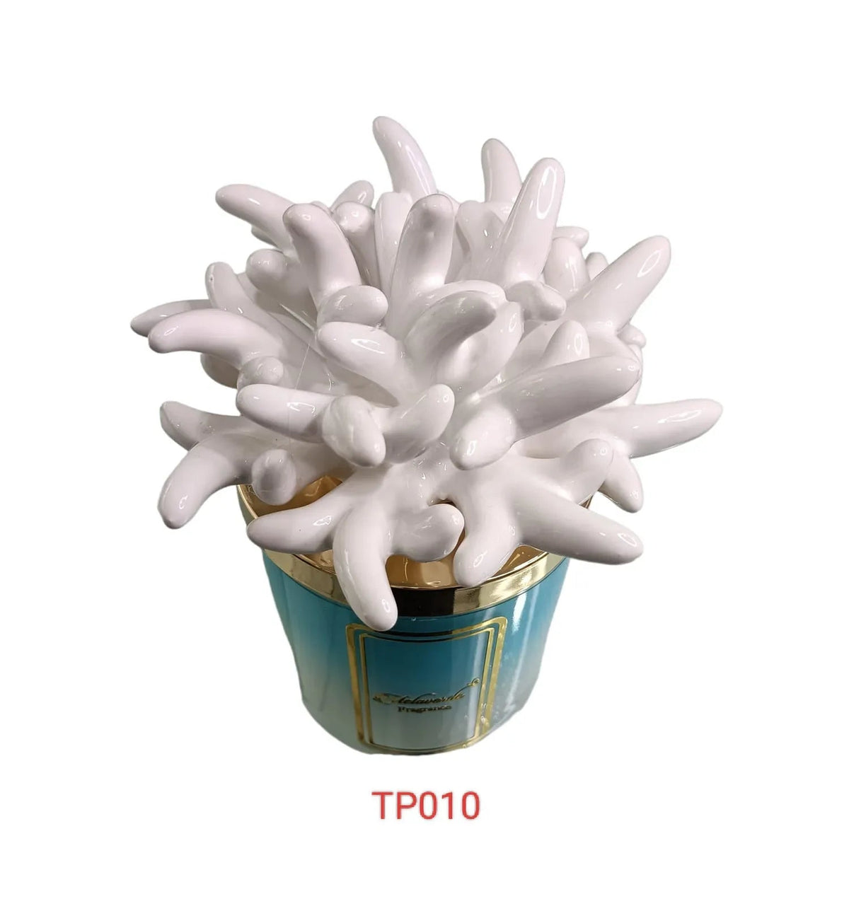 Candela Melaverde Tropicana Bianca – Bomboniera in Porcellana - The King Luxury
