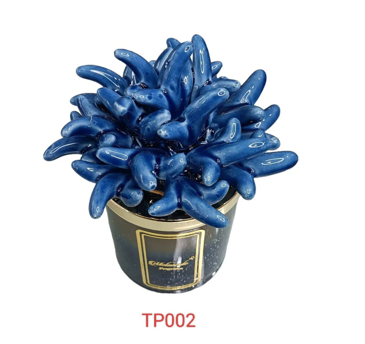 Candela Melaverde Tropicana Blu – Bomboniera Porcellana 300g - The King Luxury