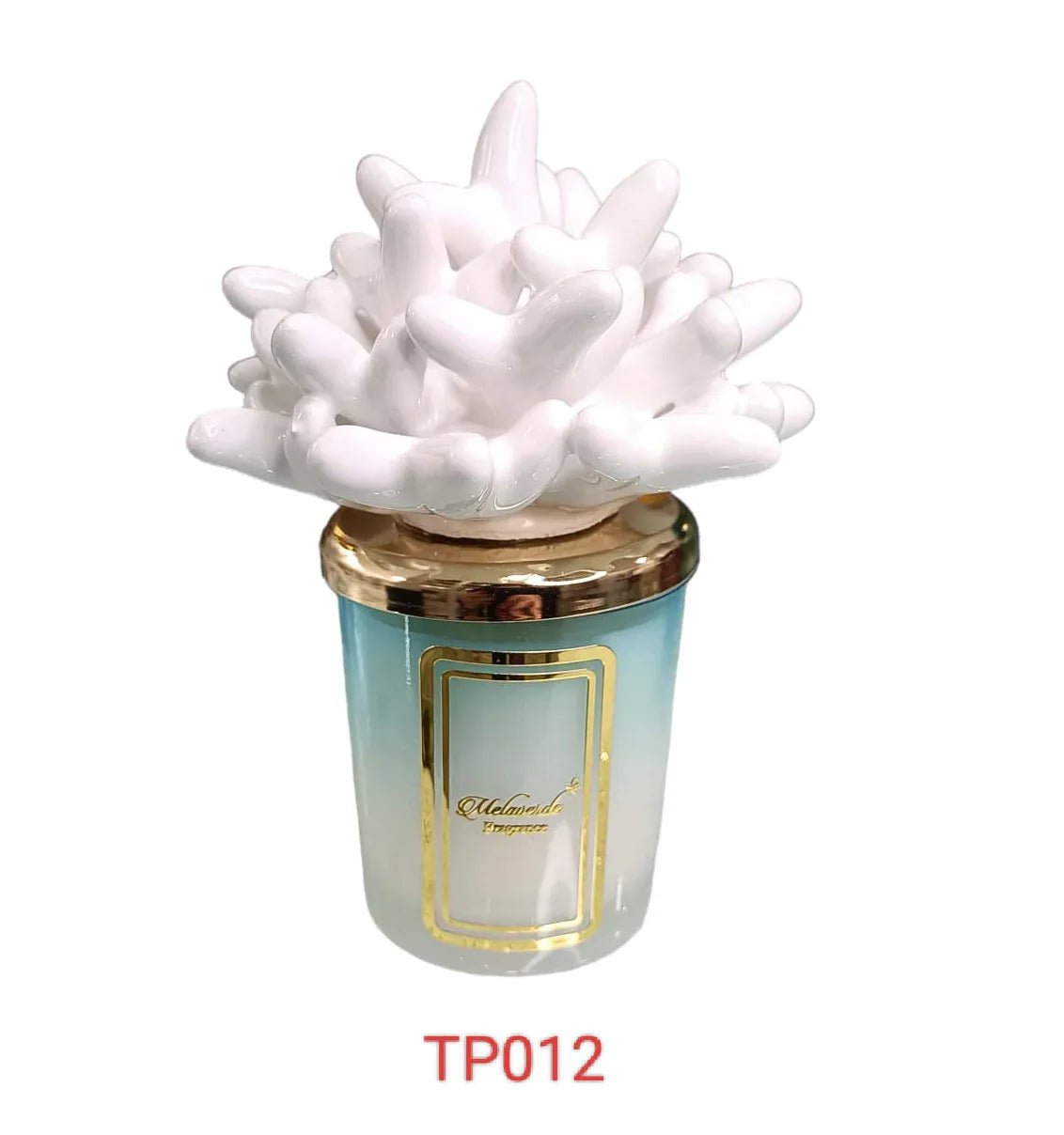 Candela Piccola Anemone Bianco Melaverde Bomboniera - The King Luxury