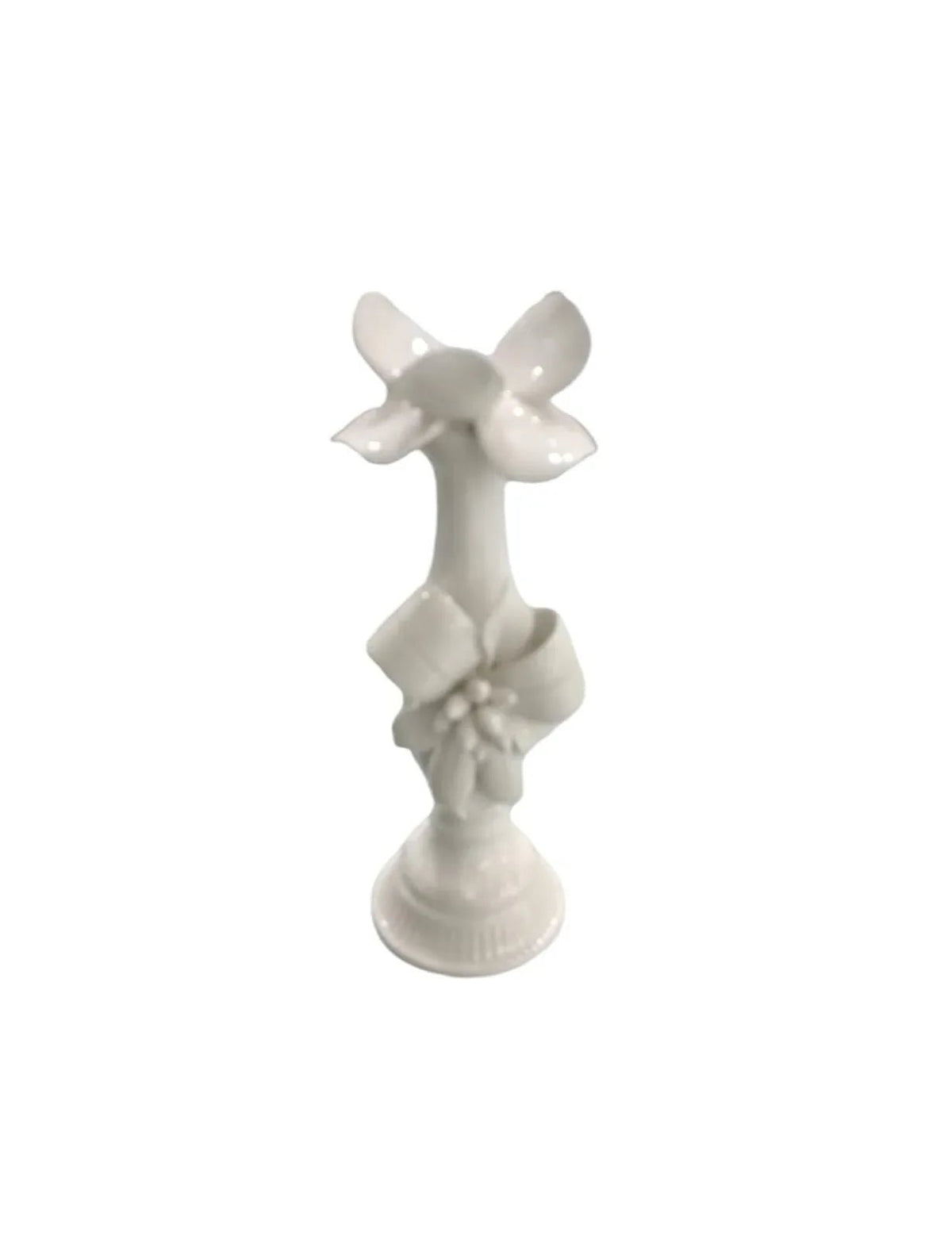 Candeliere Fiocco Porcellana Schonherr Bomboniera - The King Luxury