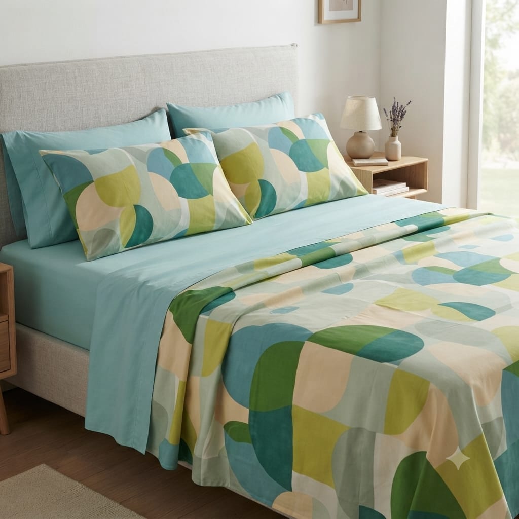Completo Lenzuola Cotone Randi Atelier 29 Matrimoniale – Percalle - The King Luxury