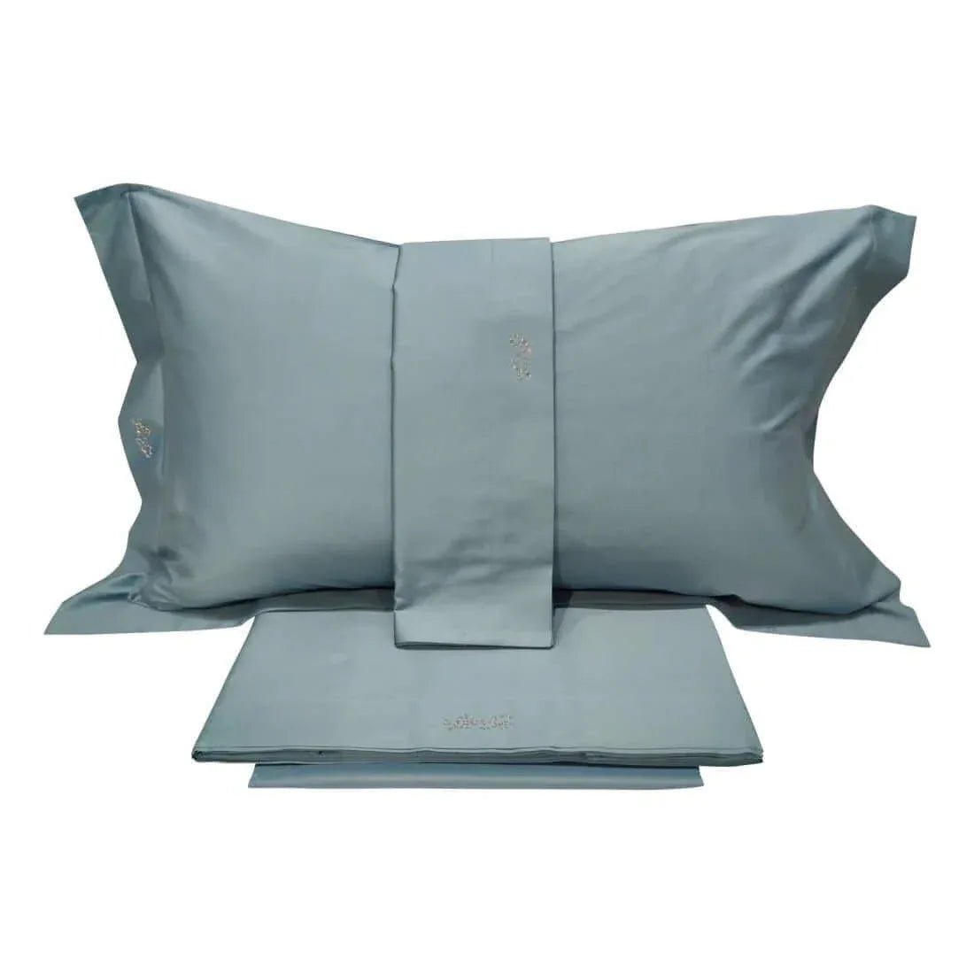 Completo Lenzuola Liu Jo Basico Laterale Matrimoniale Puro Cotone - The King Luxury