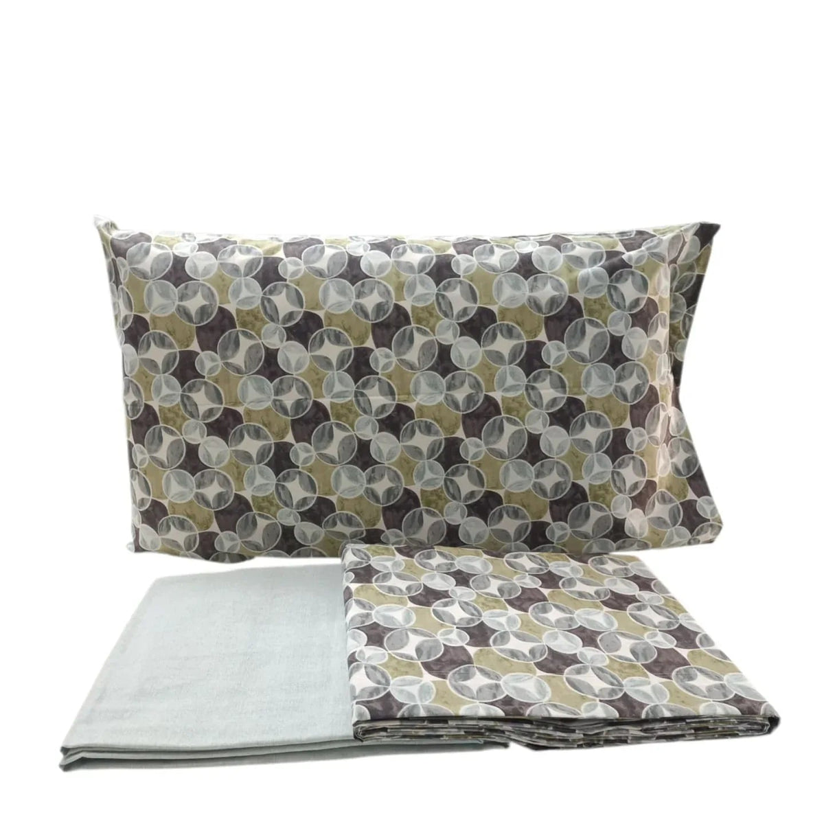 Completo Lenzuola Mae' Via Roma 60 Sailor Matrimoniale Percalle di Cotone - The King Luxury