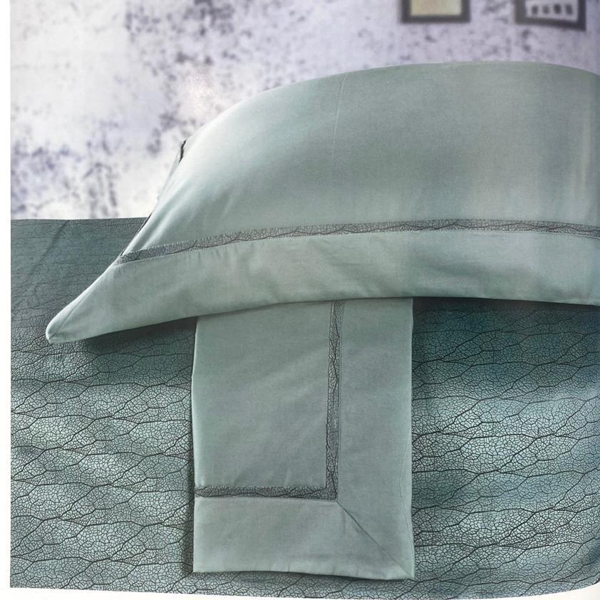 Completo Lenzuola Nairobi Matrimoniale in Raso di Cotone - The King Luxury