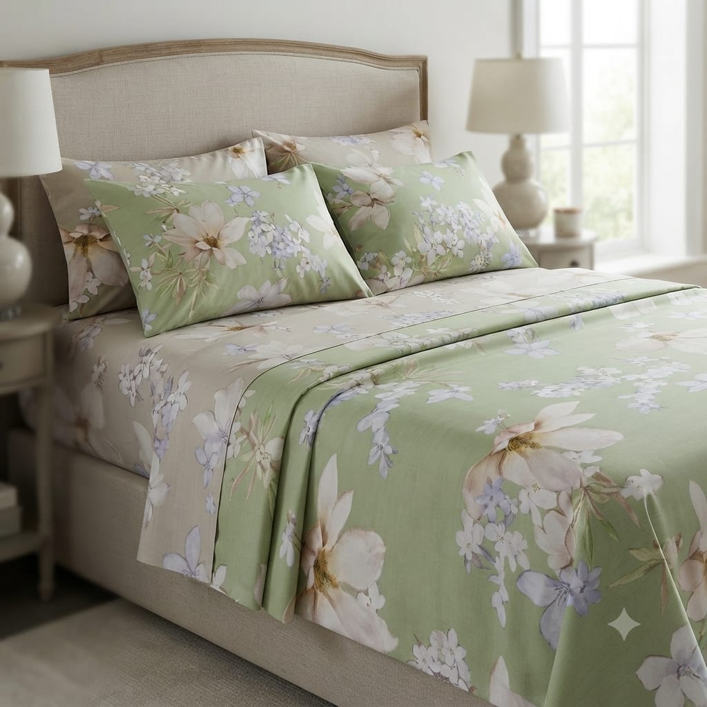 Completo Lenzuola Tessitura Randi Atelier 42 Matrimoniale Percalle di Cotone - The King Luxury