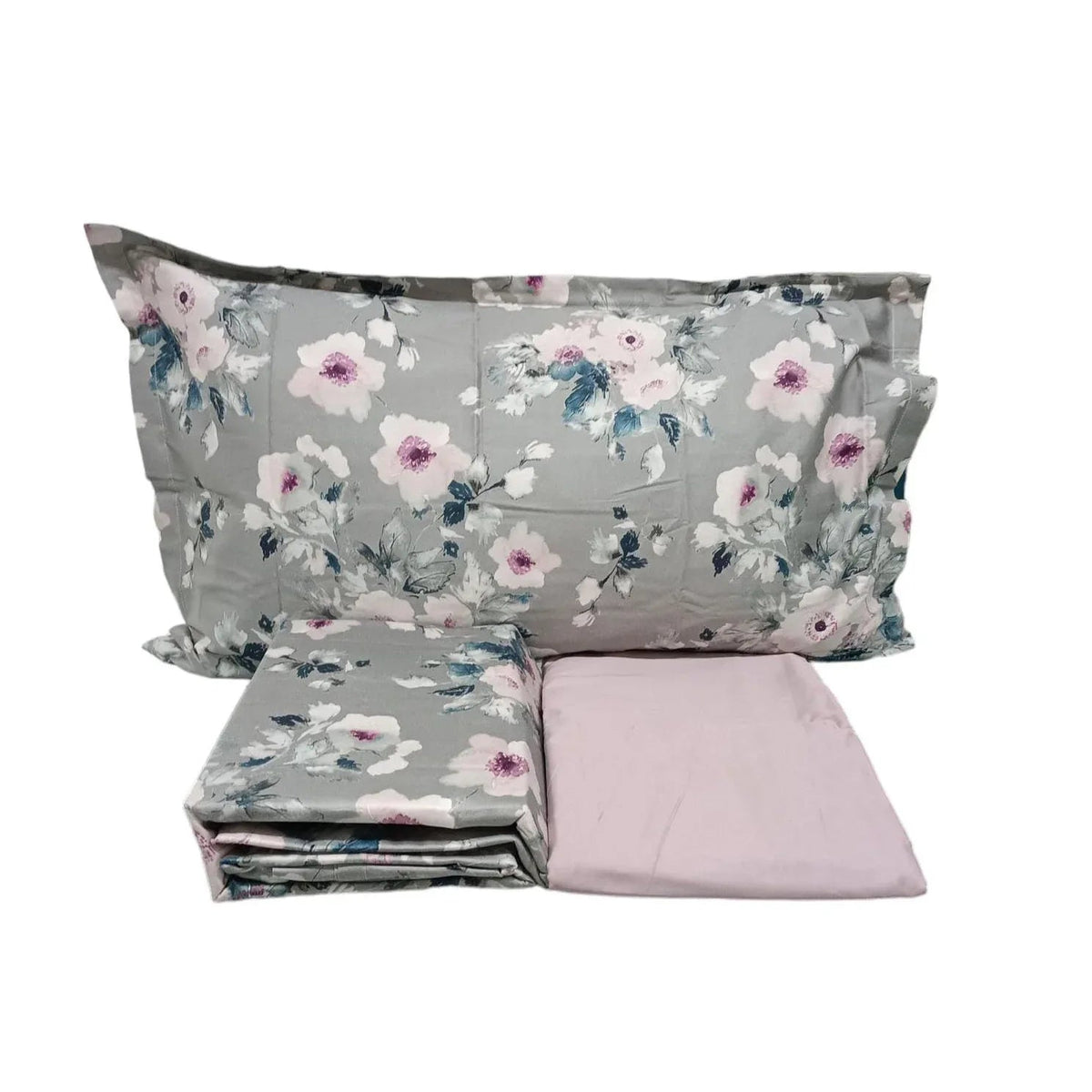 Completo Lenzuola Victorine Matrimoniale Raso di Cotone Eleganti - The King Luxury