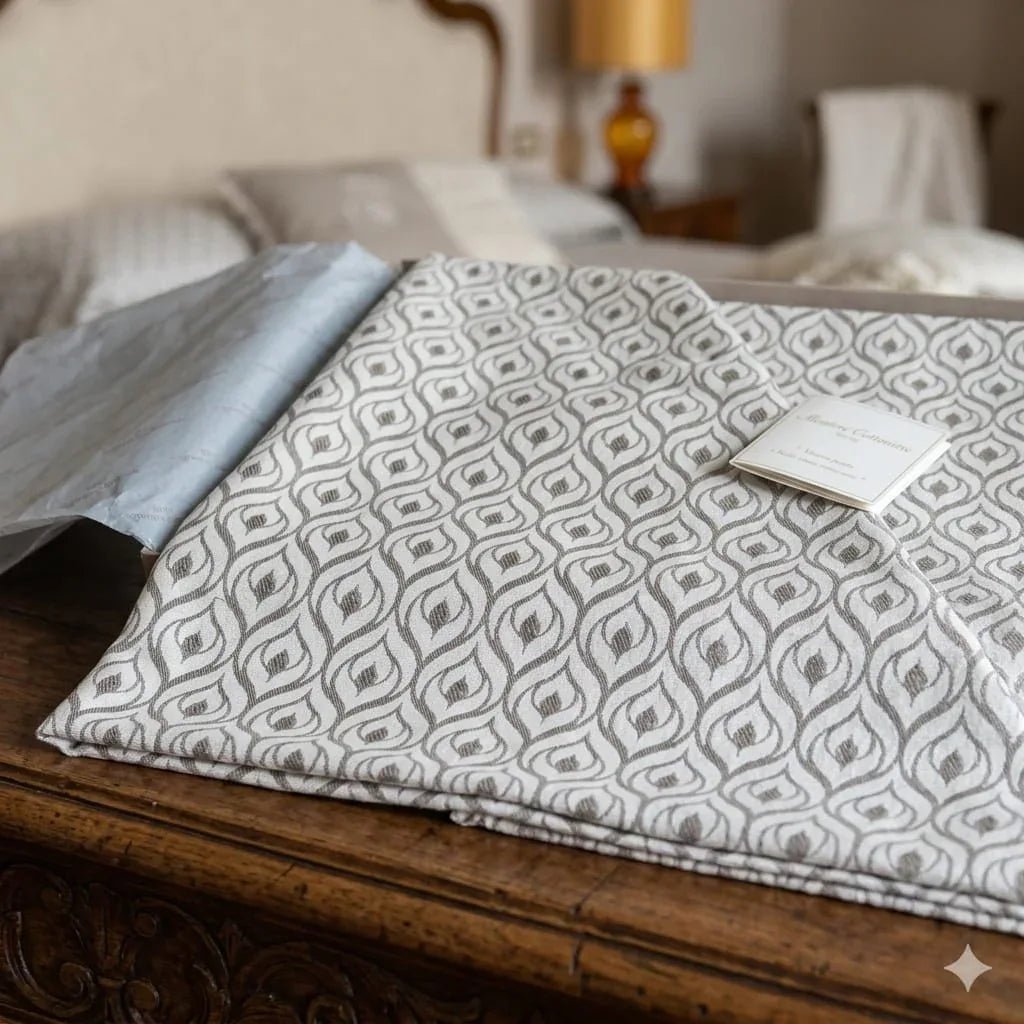 Copriletto Maestri Cotonieri Veria Matrimoniale Jacquard - The King Luxury