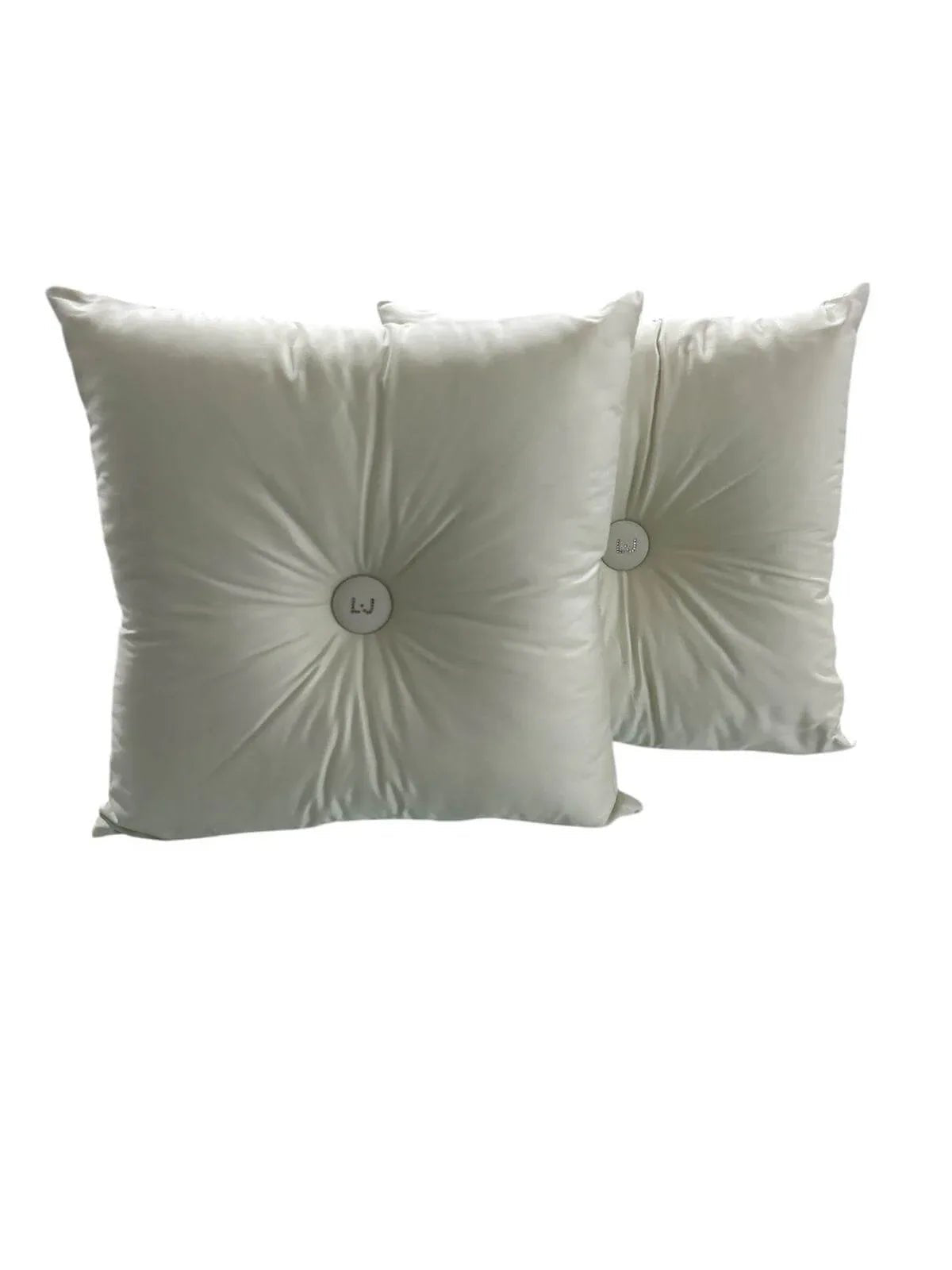 Cuscino Arredo Liu Jo 40x40 Raso di Cotone con Bottone - The King Luxury